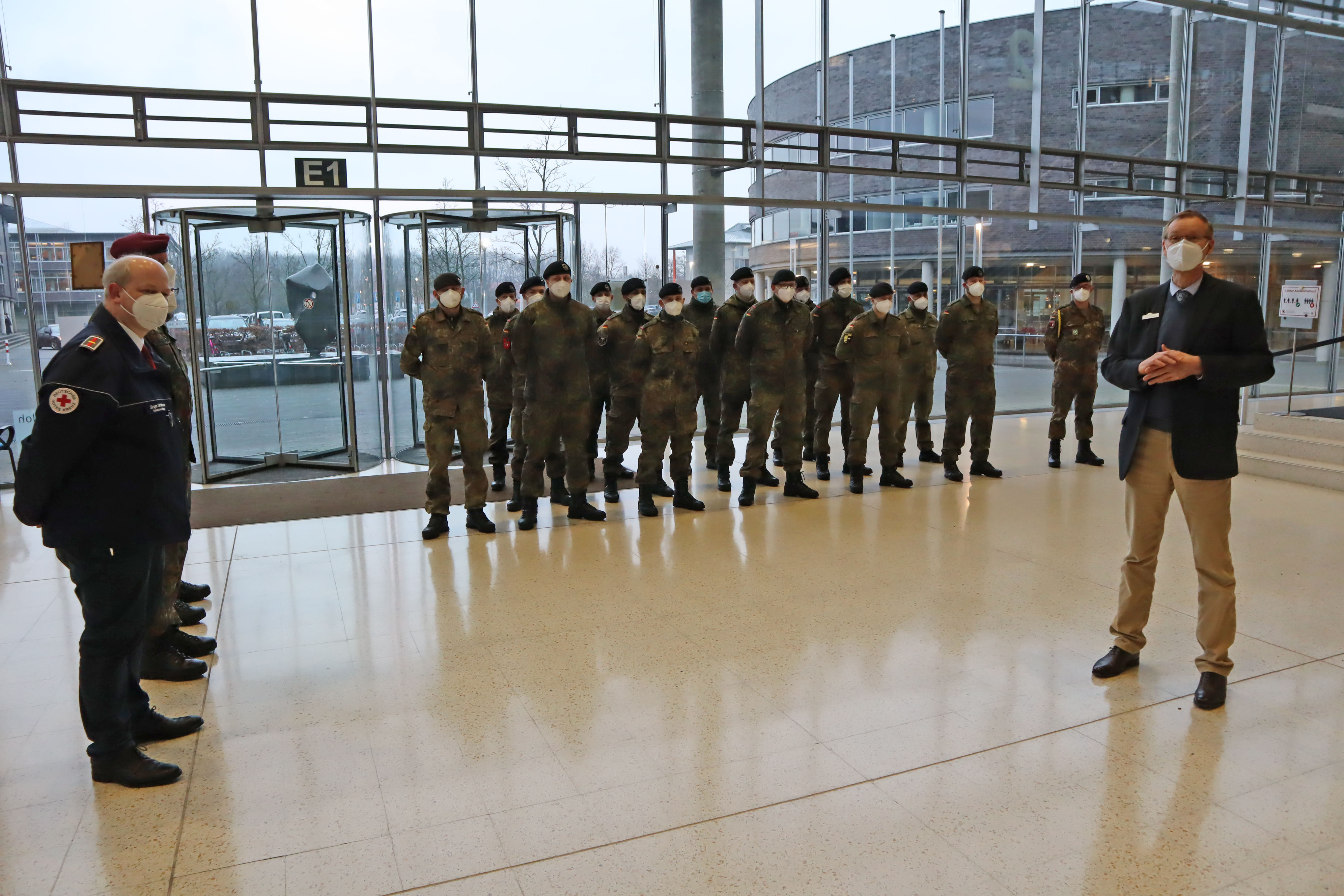 DRK Corona Schnelltest DRK Bundeswehr